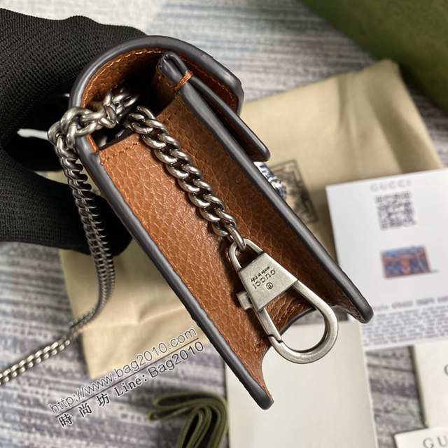 Gucci2021新顏色女包 古馳Dionysus Supre Mini女包 Gucci丹寧系列酒神鏈條斜挎包 476432  ydg3199
